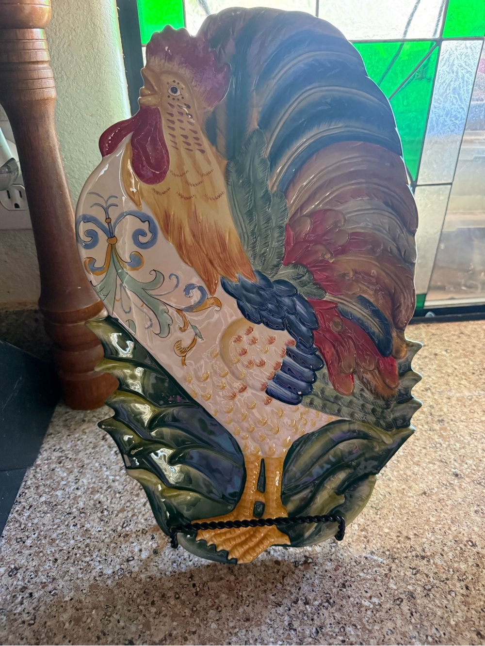 Vintage Fitz and Floyd 17” Ricamo Platter